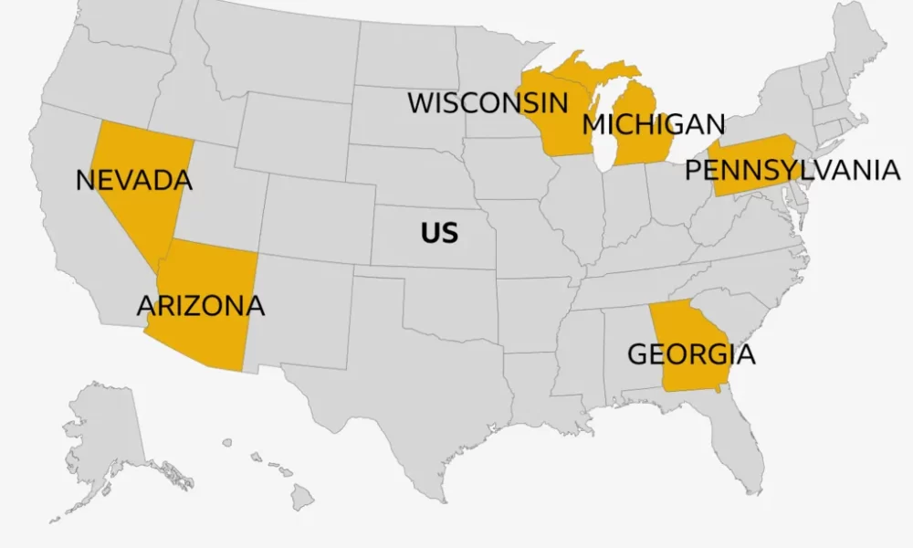 6 Swing States Set to Decide the US election