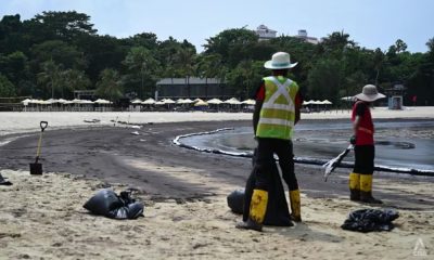 Singapore Closes Beaches After Oil Spill From Bunker Tanker