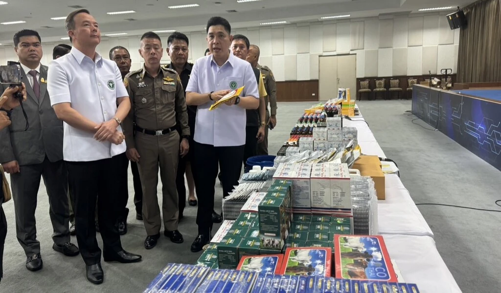 Thai Authorities Seize Over 200,000 Units of Illegal Veterinary Medicine Worth 84 Million Baht